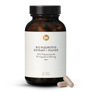 Органічний Плеуротус Екстракт + Порошок Капсули | 90 шт (Bio Pleurotus Extrakt + Pulver Kapseln)