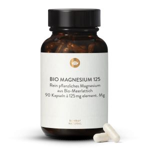 Біо Магній 125 капсул з морських водоростей | Sunday (Bio Magnesium 125  Kapseln)