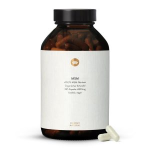 МСМ 800 мг 365 капсул — органічна сірка преміум якості (MSM 800 365 Kapseln)