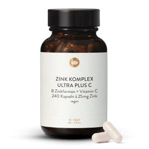 Цинк Комплекс Ультра Плюс C 240 капсул — 8 форм цинку (Zink Komplex  Ultra Plus C Kapseln)