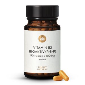 Вітамін B2 біоактивний R-5-P 100 мг | 90 капсул (Vitamin B2 Bioaktiv R-5-P 100mg)