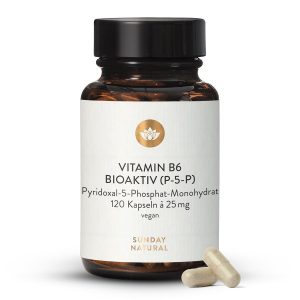 Вітамін B6 P-5-P біоактивний 25 мг – 120 капсул (Vitamin B6 P-5-P Bioaktiv 25mg)