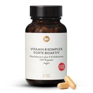 B-Комплекс Біоактив Форте — всі 8 вітамінів групи B, 100 капсул (B-Komplex Bioaktiv Forte)