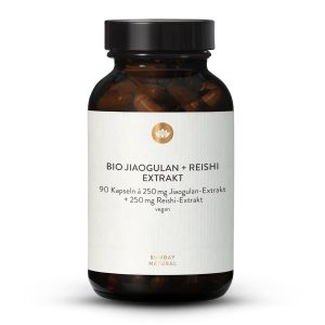 Екстракт цзяогулану Біо + рейші Біо капсули 90 шт (Jiaogulan Extrakt Bio + Reishi Extrakt Bio Kapseln)