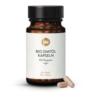 Біо капсули з ефірною олією кориці 60 шт | Sunday (Bio Zimtöl Kapseln)