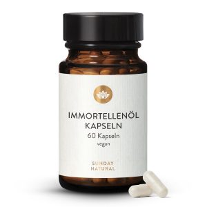 Олія безсмертника в капсулах 10 мг | 60 капсул NaturCell (Immortellenöl Kapseln)