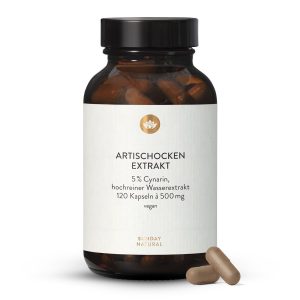Екстракт артишоку 500 мг капсули з цинарином | 120 шт (Artischocken Extrakt Kapseln)