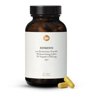 Берберин 500 мг капсули з екстракту барбарису — 90 шт (Berberin 500 mg Kapseln)
