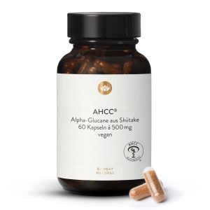 AHCC® 500 мг — екстракт міцелію шиітаке, 60 капсул (AHCC® 500 mg Kapseln)