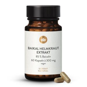 Екстракт байкальського шоломника 300 мг, 85% байкаліну, 60 капсул (Baikal Helmkraut Extrakt Kapseln)