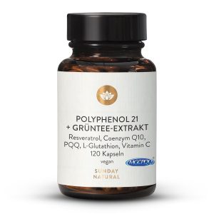 Поліфенол 21 + Екстракт зеленого чаю – антиоксидантний комплекс (Polyphenol 21 + Grüntee Extrakt)