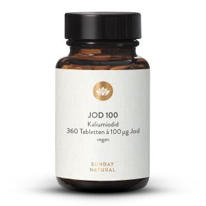 Йод 100 мкг міні-таблетки з йодиду калію — 360 шт (Jod 100 µg Mini-Tabletten)