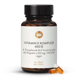 Вітамін E Комплекс 400 МО — всі 8 токоферолів і токотрієнолів (Vitamin E Komplex 400IE)