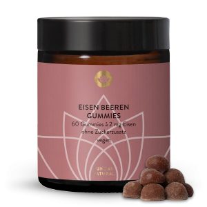 Залізо Ягідні Жувальні Цукерки 60 шт по 2 мг — веган (Eisen Beeren Gummies)
