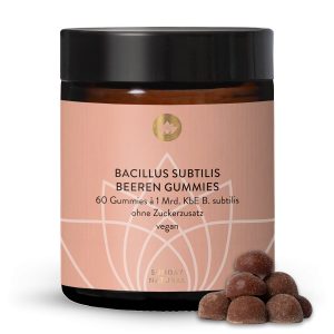 Bacillus Subtilis Ягідні Жувальні Цукерки для кишківника (Bacillus Subtilis Beeren Gummies)