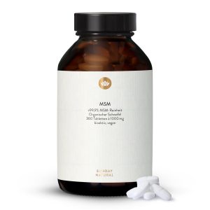 МСМ 1000 мг 360 таблеток — органічна сірка для суглобів (MSM 1000 360 Tabletten)