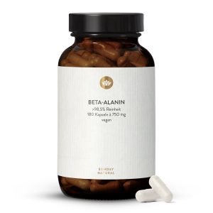 Бета-Аланін 750 мг капсули 180 шт — амінокислота для спорту (Beta-Alanin 750mg Kapseln)
