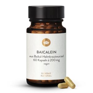 Байкалеїн 60% екстракт шоломника байкальського 60 капсул (Baicalein Baikal-helmkraut)