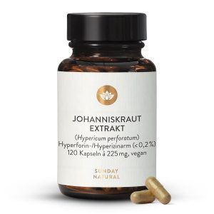Екстракт звіробою 10:1 (Hypericum perforatum) 120 капсул (Johanniskraut Extrakt)