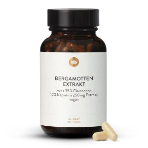 Екстракт бергамоту 120 капсул — флаванони 35%+ (Bergamotten Extrakt)