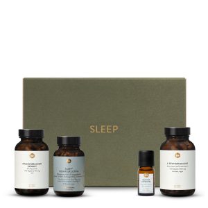 Sleep Box — набір для глибокого сну з мелатоніном, 4 продукти (Sleep Box)