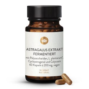Ферментований екстракт астрагалу 200 мг — 60 капсул (Astragalus Extrakt Fermentiert)