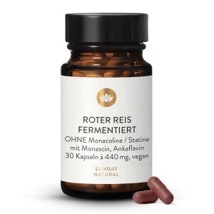 Червоний рис без монаколінів — екстракт 440 мг, 30 капсул (Roter Reis ohne Monacoline)