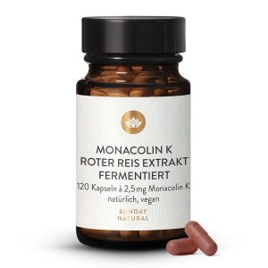 Монаколін К Червоний Рис екстракт 5:1 — 120 капсул (Monacolin K Roter Reis)