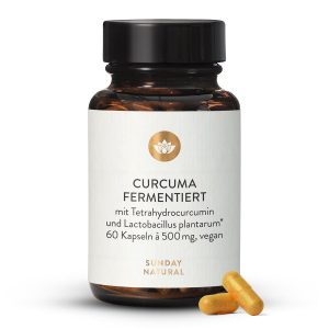 Куркума ферментована з лактобацилами 500 мг — 60 капсул (Curcuma Fermentiert)