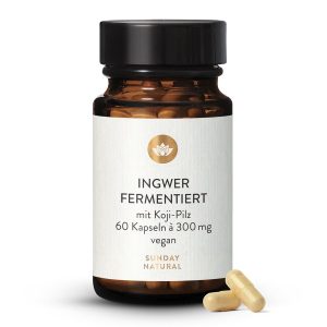 Імбир ферментований з Кодзі 300 мг – 60 капсул (Ingwer Fermentiert)