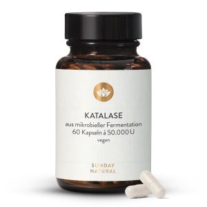 Каталаза в капсулах 50 000 Од — фермент-антиоксидант, 60 капсул (Katalase Kapseln)