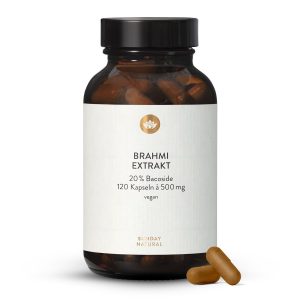 Екстракт Бакопи (Brahmi) 500 мг, 20% бакозидів, 120 капсул (Brahmi Extrakt Kapseln)