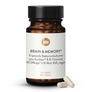 Brain & Memory — пробіотик для мозку та пам'яті, 60 капсул (Brain & Memory)