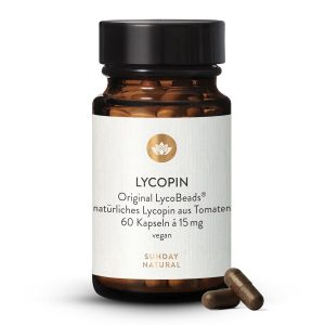 Лікопін LycoBeads® 15 мг з екстрактом томату — 60 капсул (Lycopin LycoBeads® Kapseln Tomaten-Extrakt)