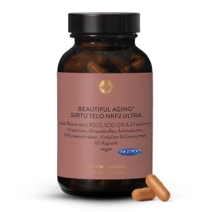 Beautiful Aging Nrf2 Ultra – антивіковий комплекс з Q10, ресвератролом, цинком (Beautiful Aging Sirtu Telo Nrf2 Ultra)
