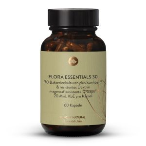 Flora Essentials 30 — пробіотик з 30 культурами, 20 млрд КУО (Flora Essentials 30)