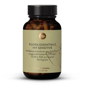 Flora Essentials 14 HIT Sensitive — пробіотик 10 млрд КУО, 90 капсул (Flora Essentials 14 HIT Sensitive)