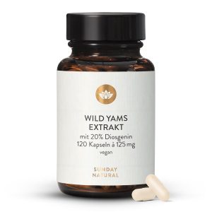 Мексиканський дикий ямс екстракт 20% діосгенін 120 капсул (Mexican Wild Yams)