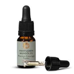 Олія конопель CBD 5% Інтенсив з MCT-олією кокосу 10мл (Hanfsamenöl C'B'D 5% Intensiv)
