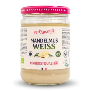 Органічна біла мигдальна паста Perl'Amande 500г | Сира (Weisses Mandelmus Bio)