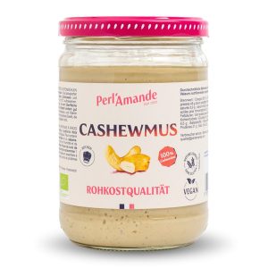 Органічна паста з кешью Perl'Amande холодного помелу 500г (Cremiges Cashewnussmus Bio)