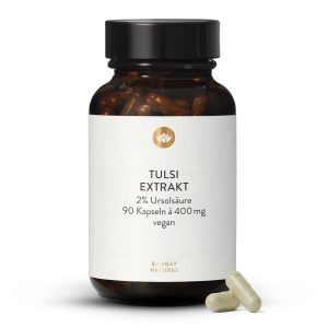 Екстракт Тулсі в капсулах 400мг — Святий Базилік з Індії (Tulsi Extrakt Kapseln)
