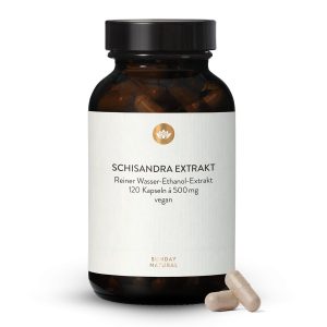 Екстракт шизандри 500 мг капсули | 120 шт | sunday.co.ua (Schisandra Extrakt Kapseln)