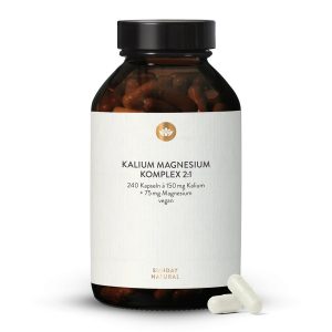 Комплекс Калій-Магній 2:1 у цитратній формі | 240 капсул (Kalium magnesium komplex 2:1)