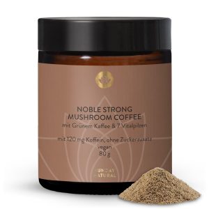 Грибна кава з 7 віталь­ними грибами Noble Strong 80г (Noble Strong Mushroom Coffee)