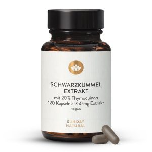 Екстракт Чорного Кмину 20% Тімохінон 250мг | 120 капсул (Schwarzkümmel Extrakt)