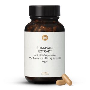 Шатаварі Екстракт 500 мг | 20% Сапонінів | 90 капсул (Shatavari Extrakt)