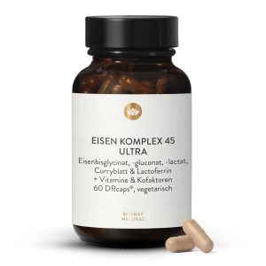 Залізо Комплекс Ультра 45 мг з вітаміном C та лактоферином (Eisen Komplex Ultra 45mg)