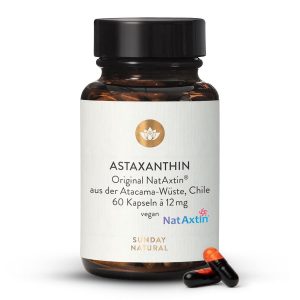 Астаксантин 12 мг NatAxtin® — натуральний антиоксидант із мікроводоростей (Astaxanthin 12 mg NatAxtin®)