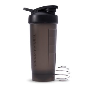 Шейкер Чорний 600мл BPA-free з кулькою з нержавіючої сталі (Shaker Schwarz)